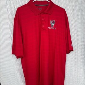 STATE Red Polo Shirt